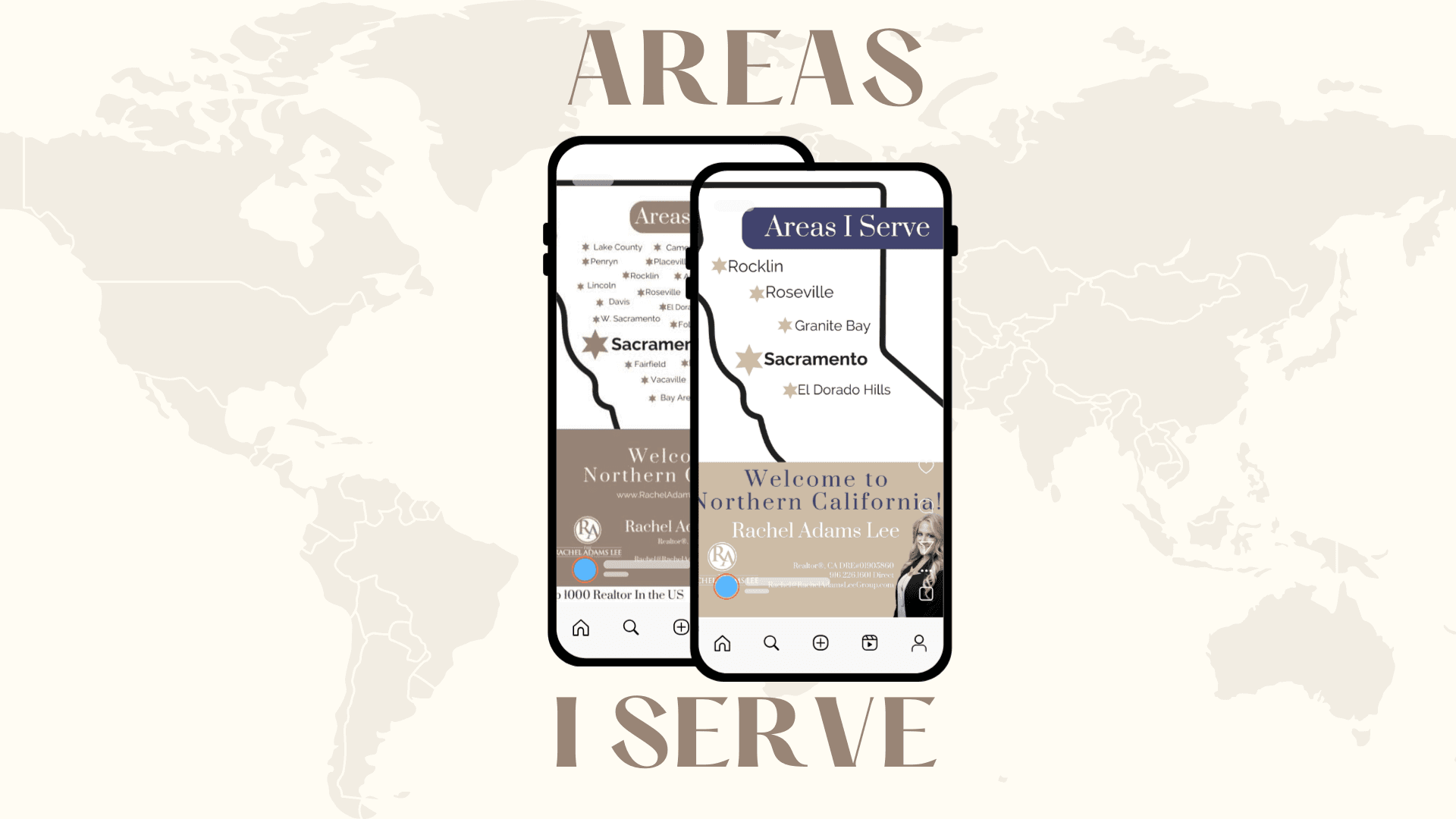 Areas I Serve - Reel & Graphic!