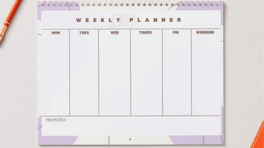 Hot Mess Weekly Planner 