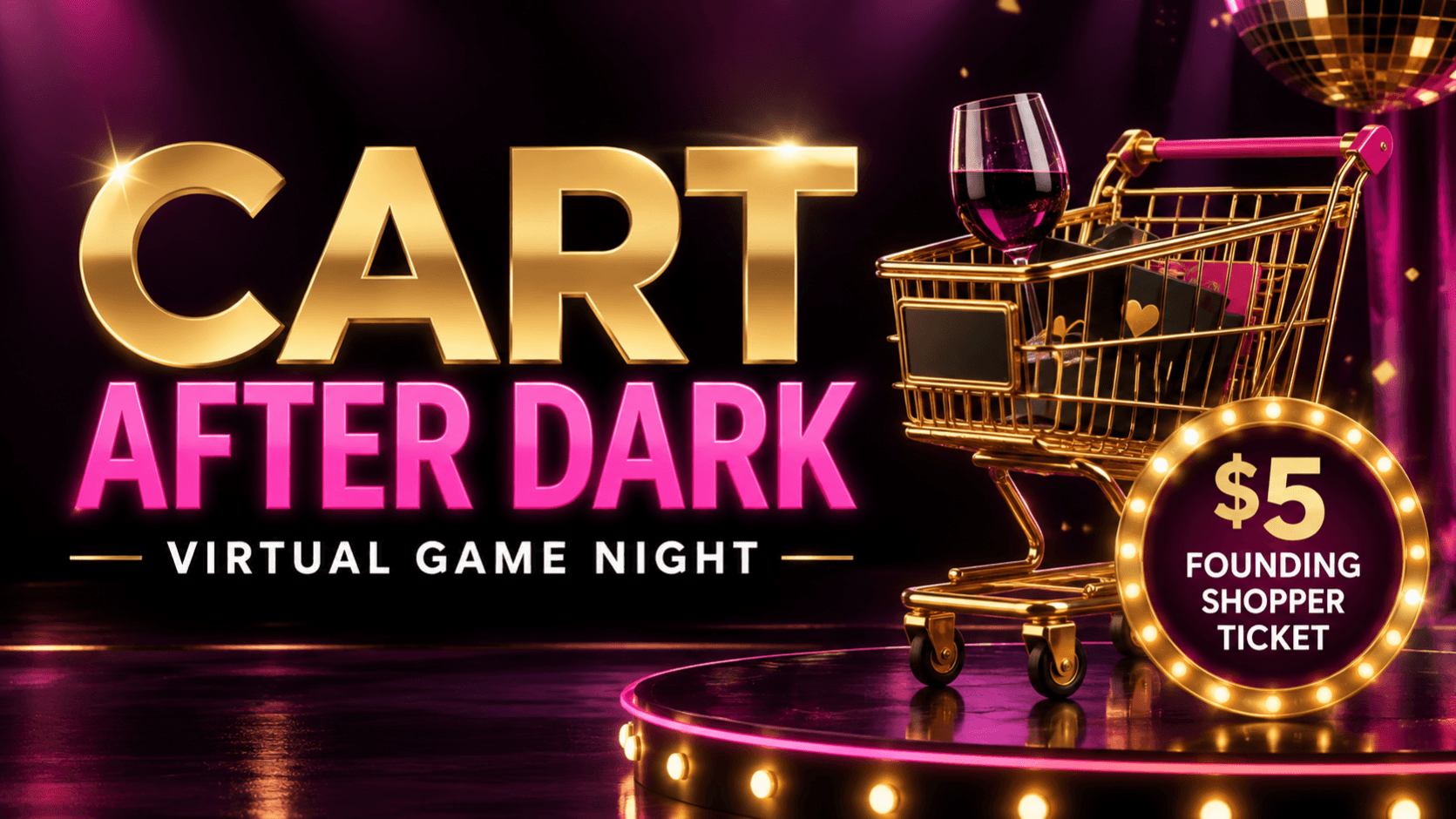 Cart After Dark: The Virtual Shopping Game Night