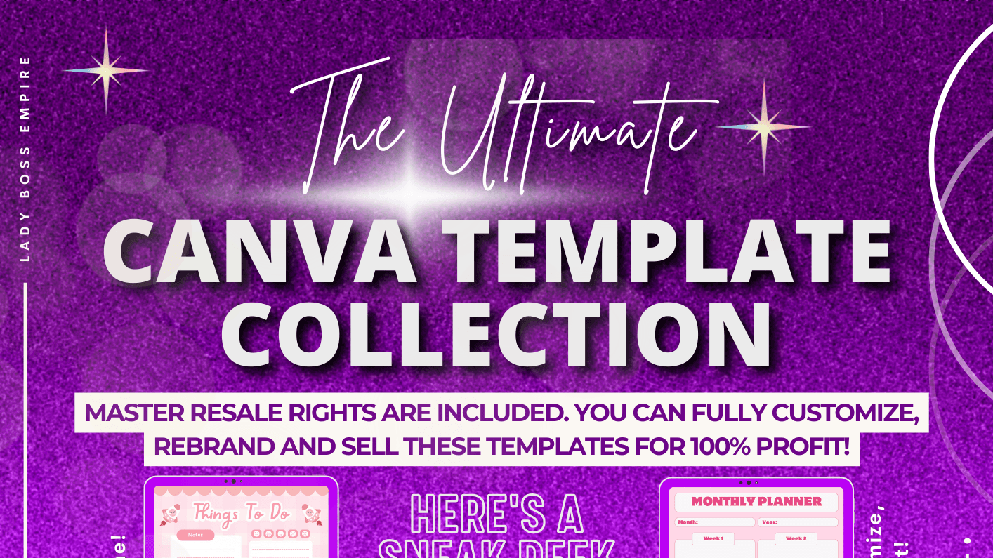 The Ultimate Canva Template Collection 💖