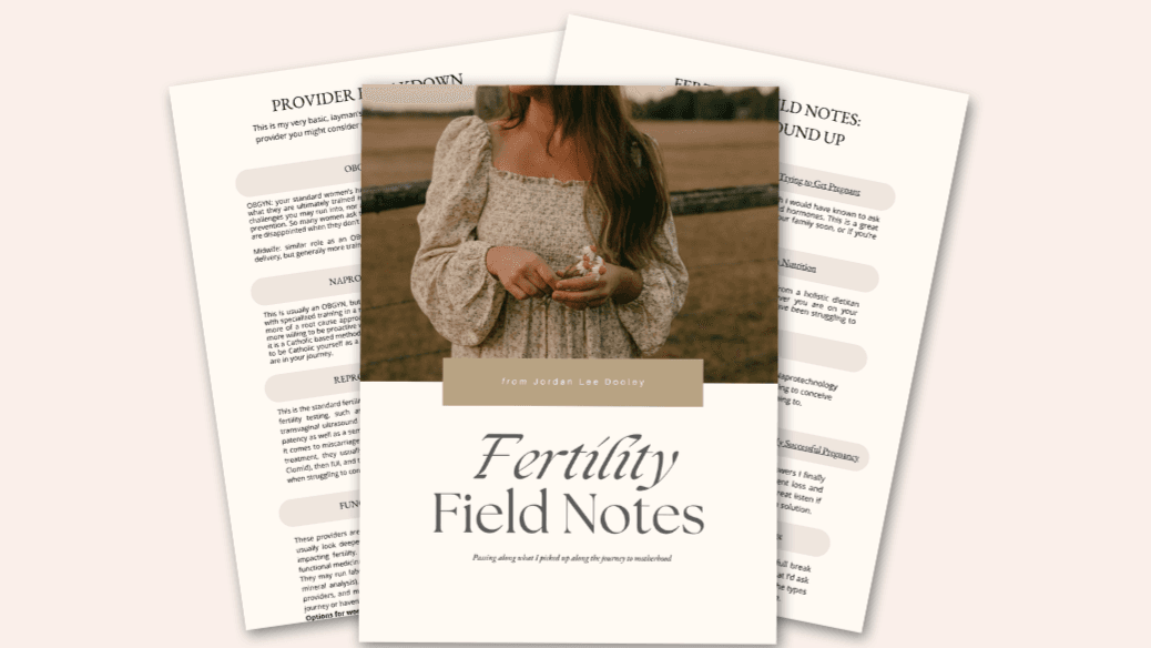 Fertility Field Notes
