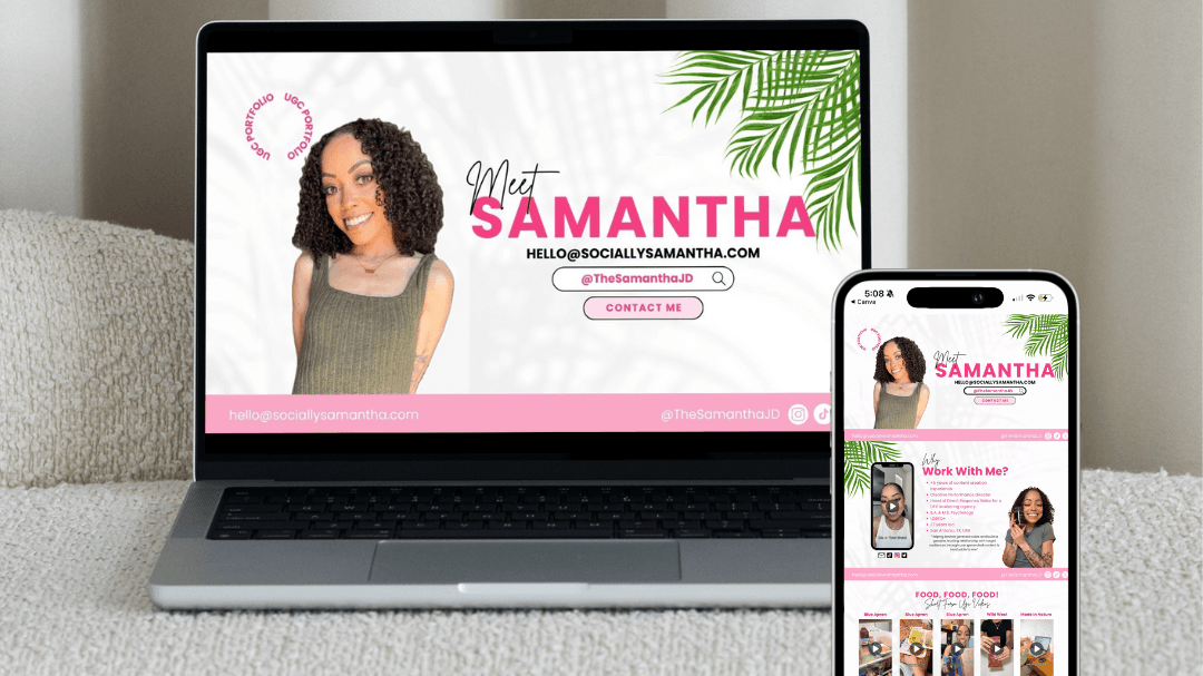 UGC Portfolio Template