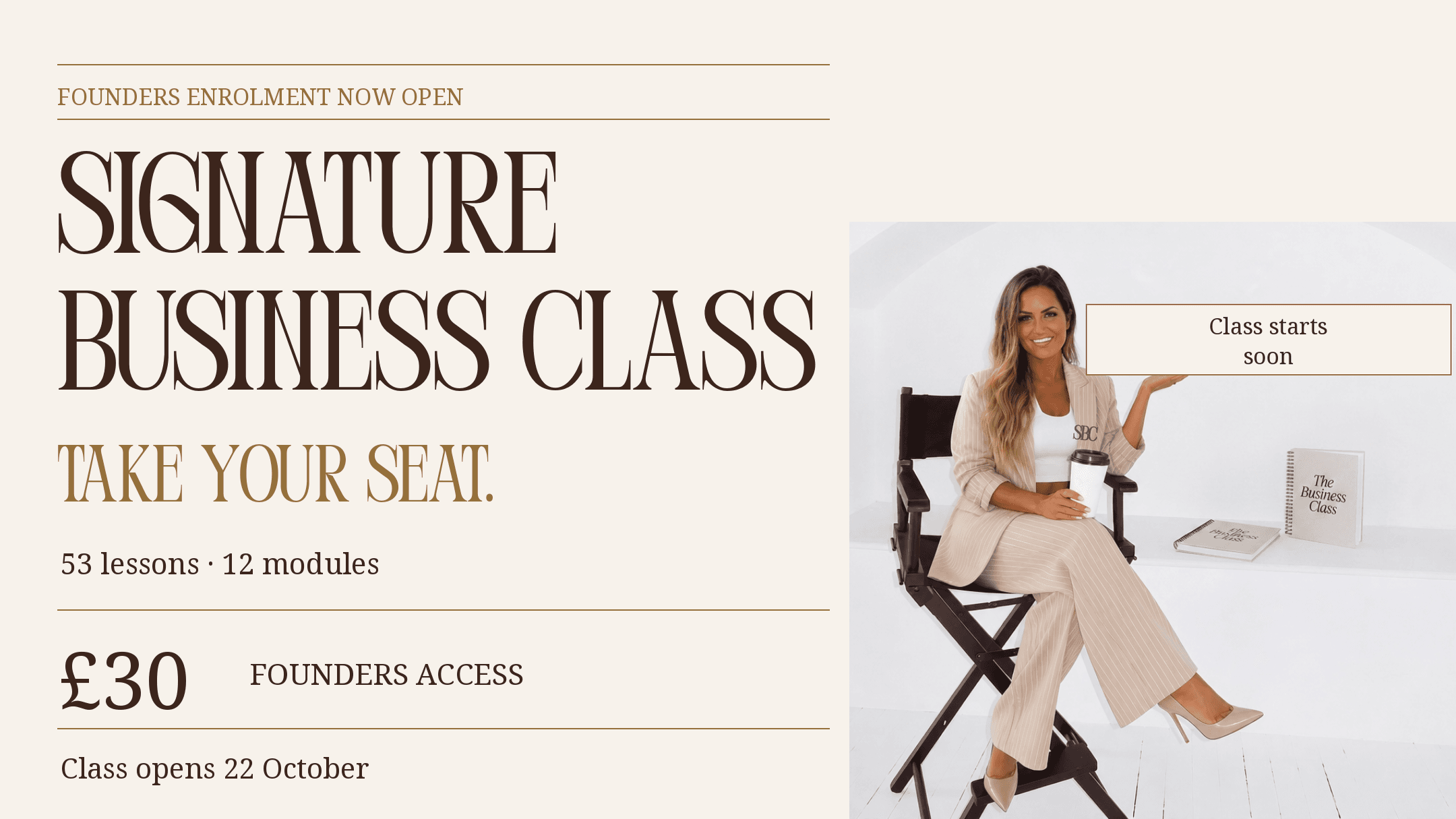 The Signature Business Class
