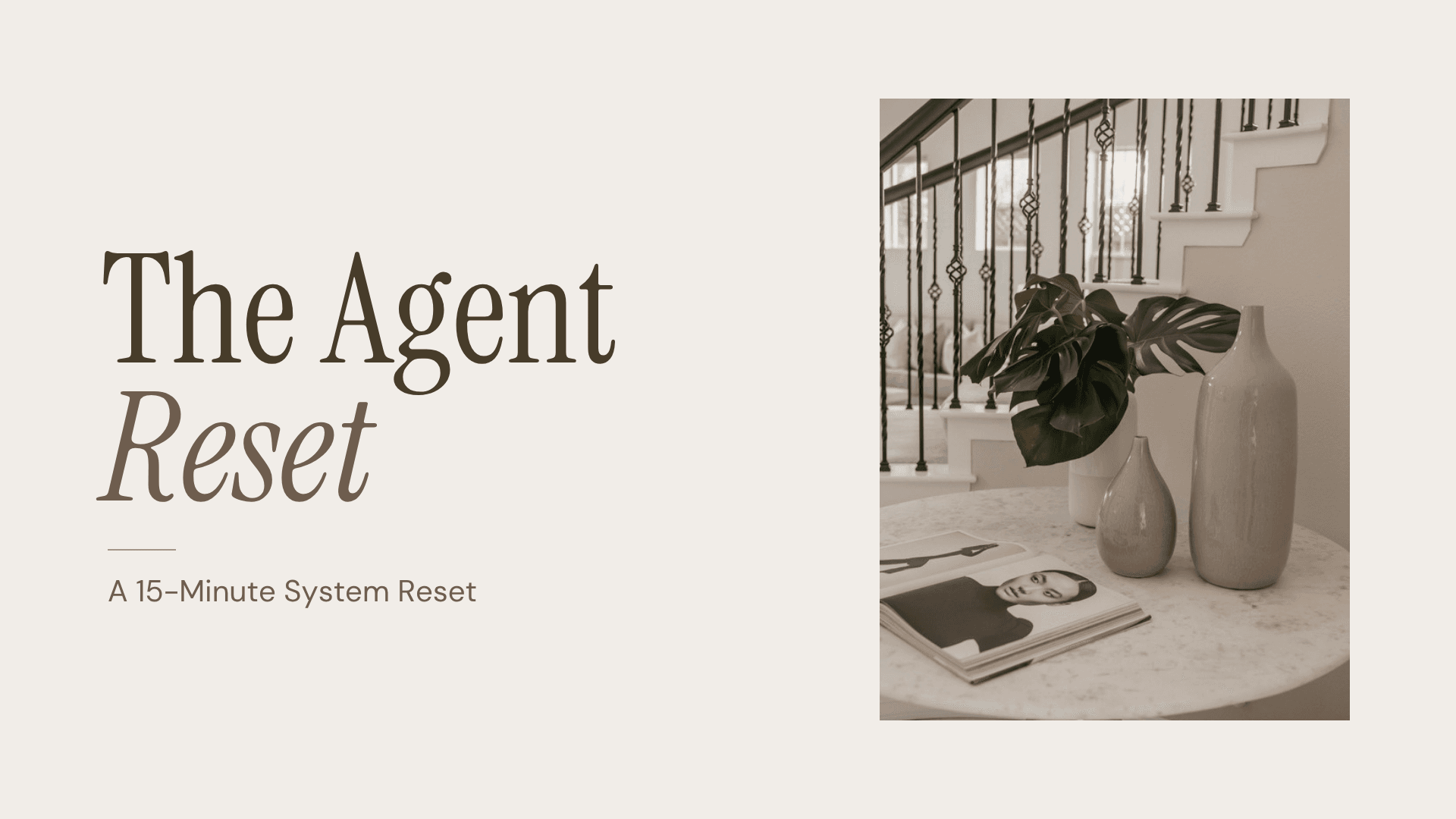 THE AGENT RESET — FREE