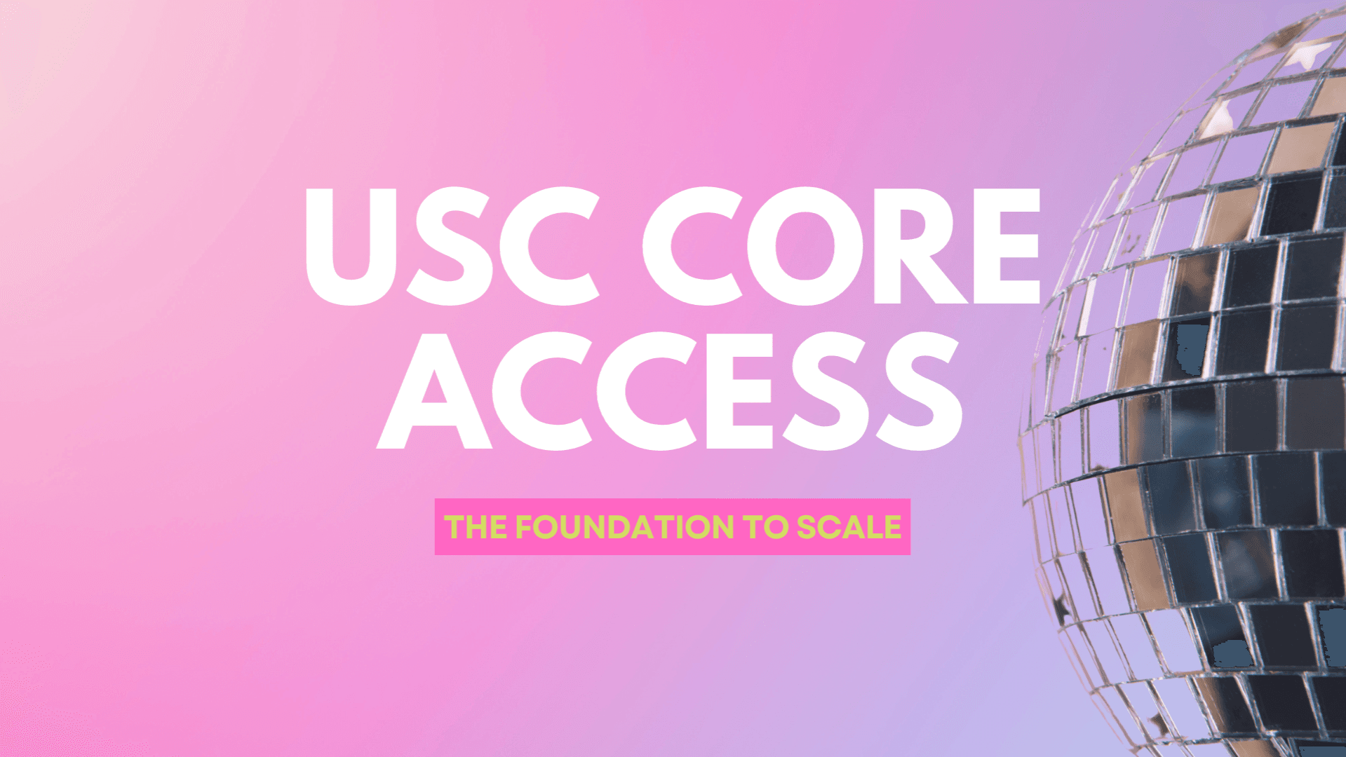 USC Core: From First Sale(s) to Multiple Streams