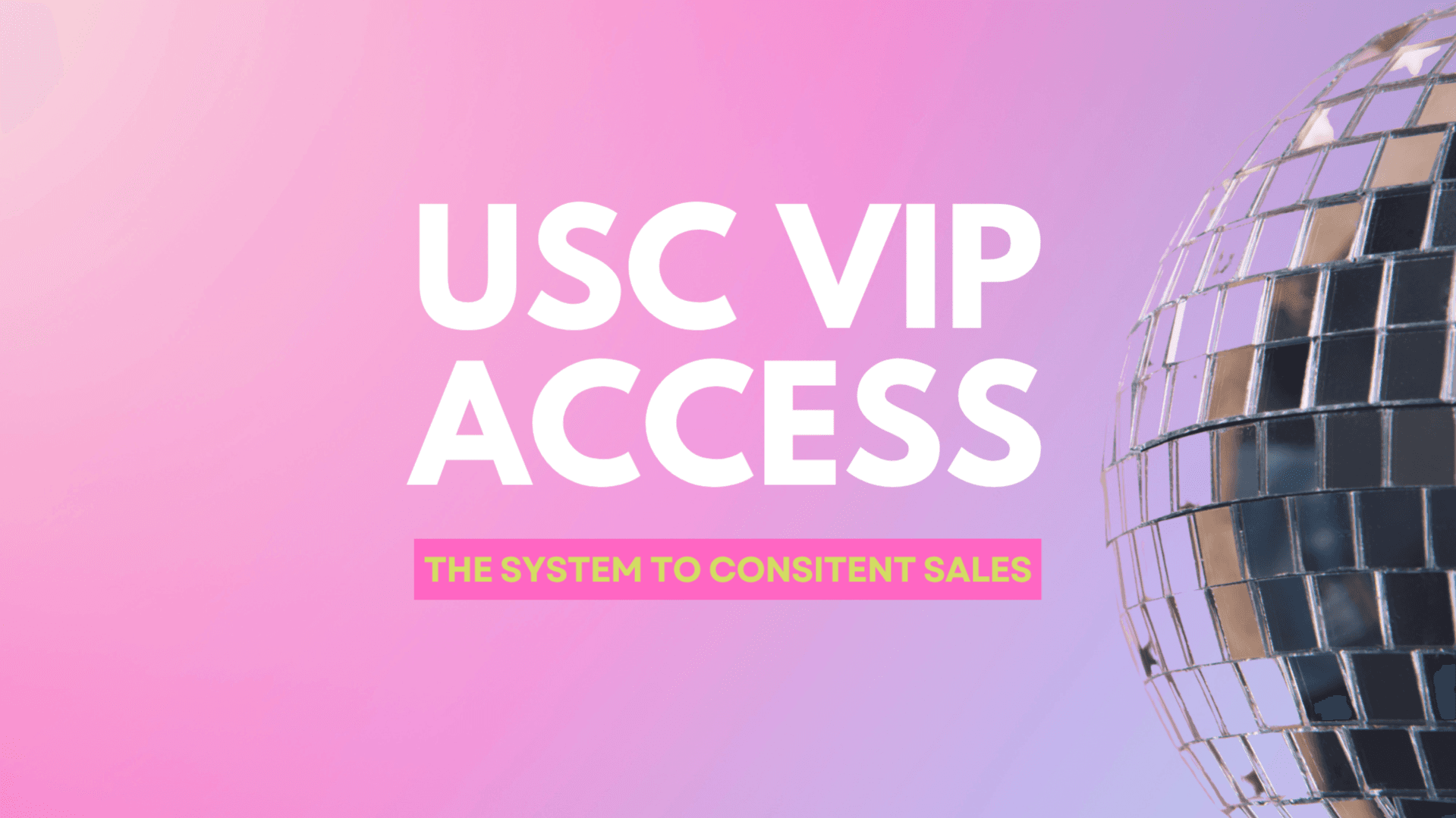 USC: Scale your Business to Multiple Figures