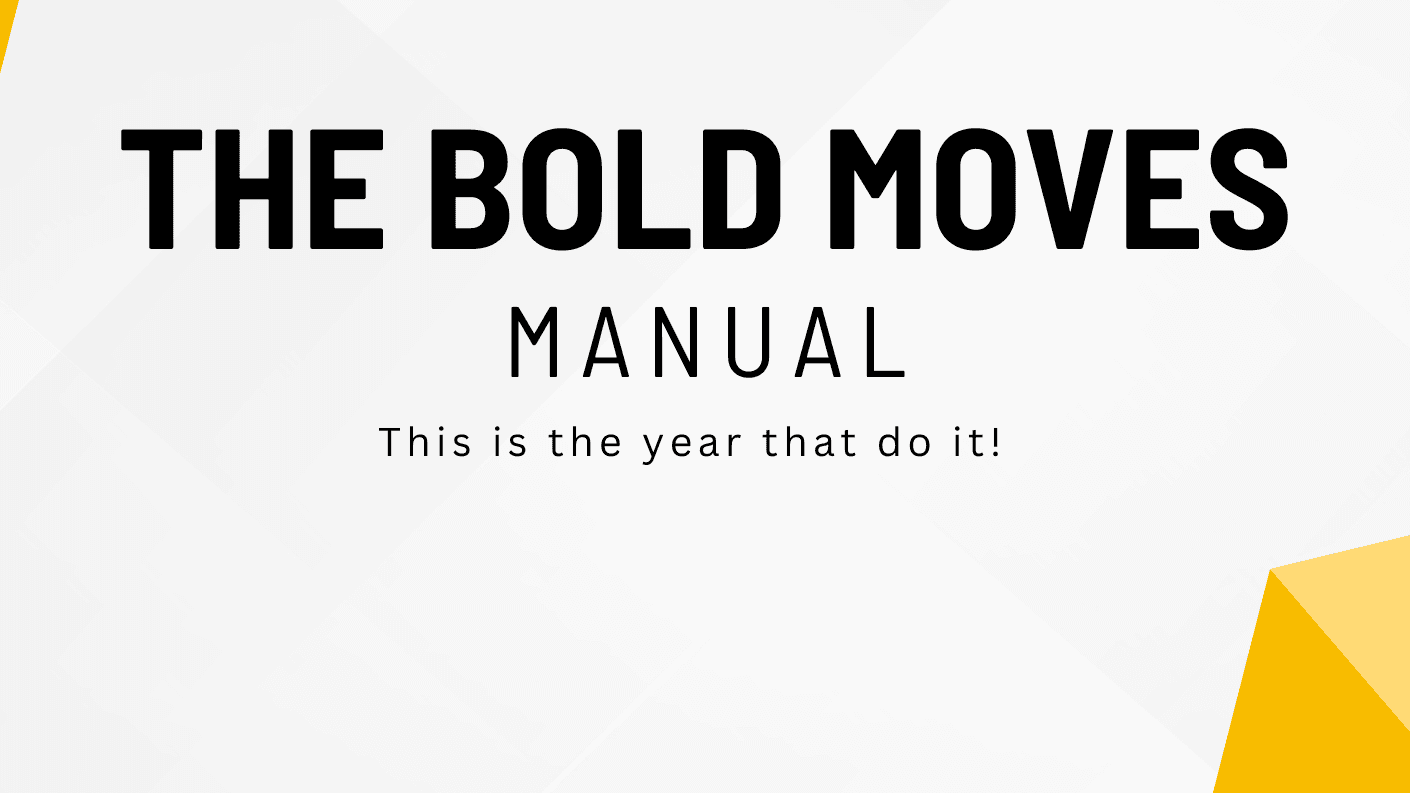 The Bold Moves Manual (E-version)