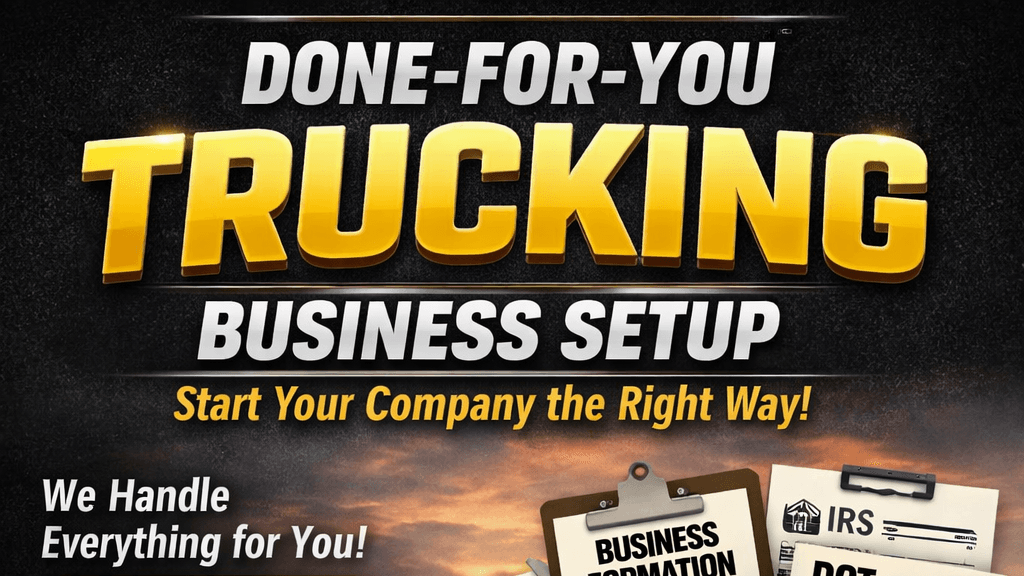 Done-For-You Trucking Business Setup 