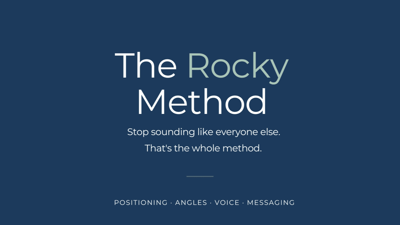 The Rocky Method