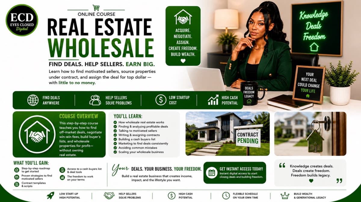 Real Estate Wholesale 