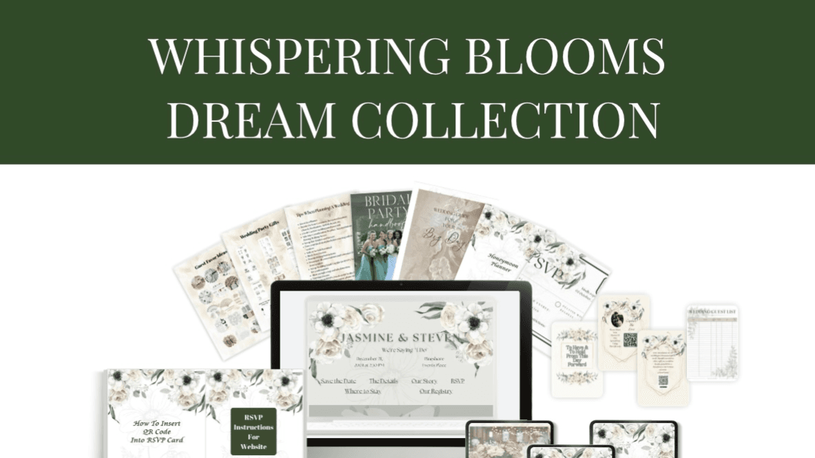 Whispering Blooms Wedding Day Dream Collection