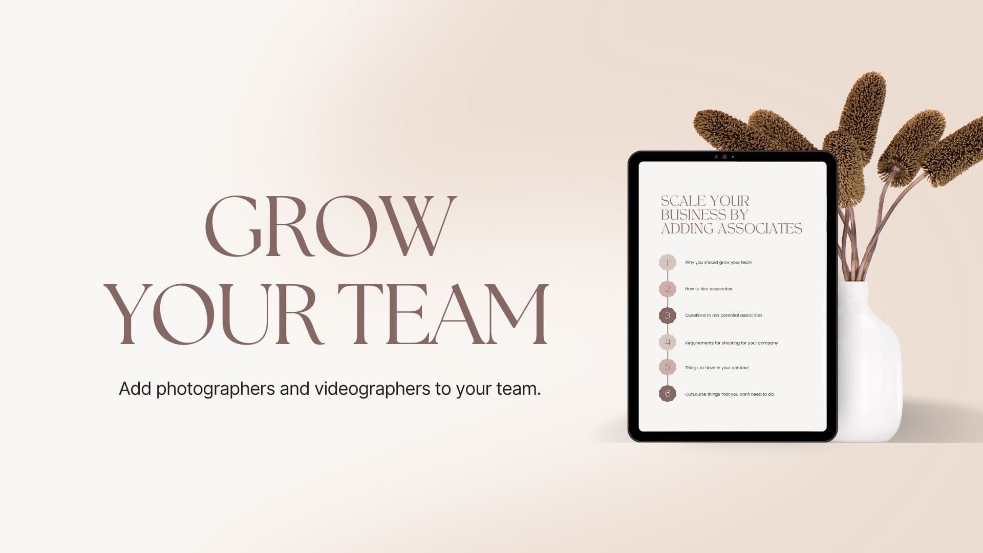 Add associates so you can make more and work less!