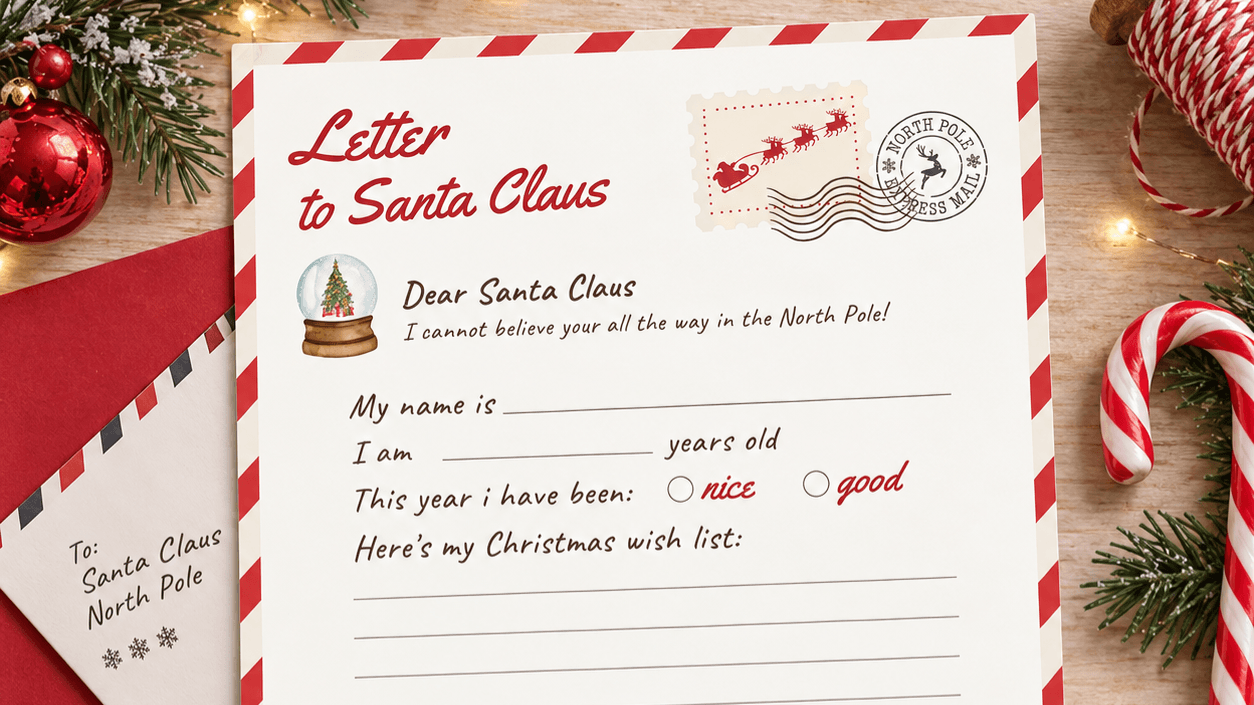 Magical Letter to Santa | Christmas Printable🎄