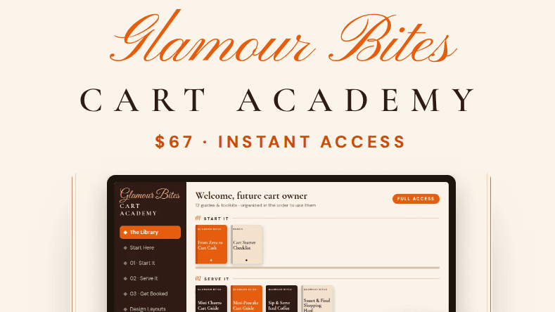 Glamour Bites Cart Academy