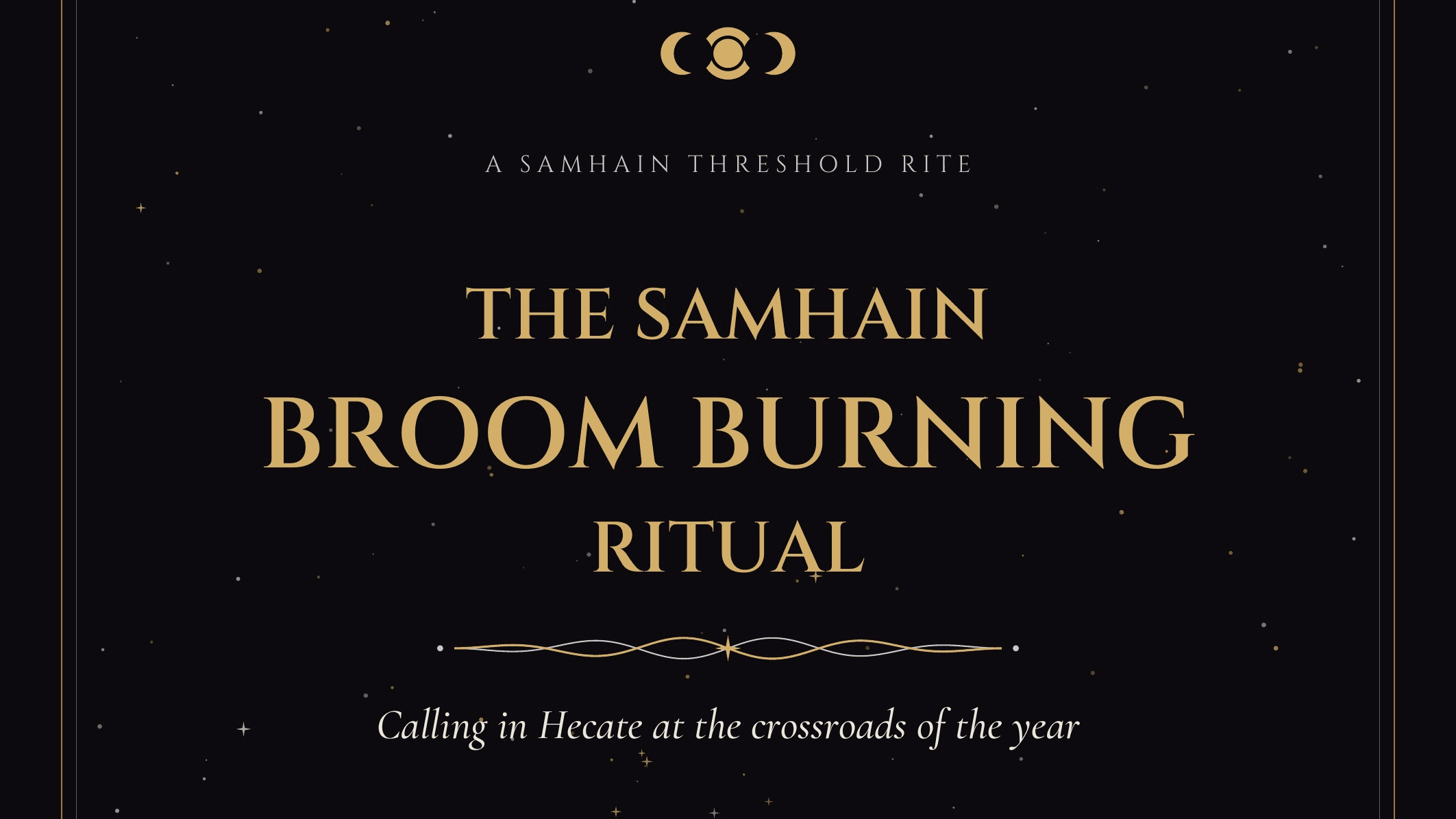 FREE SAMHAIN BROOM BURNING RITUAL