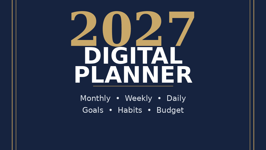 2027 Digital Planner