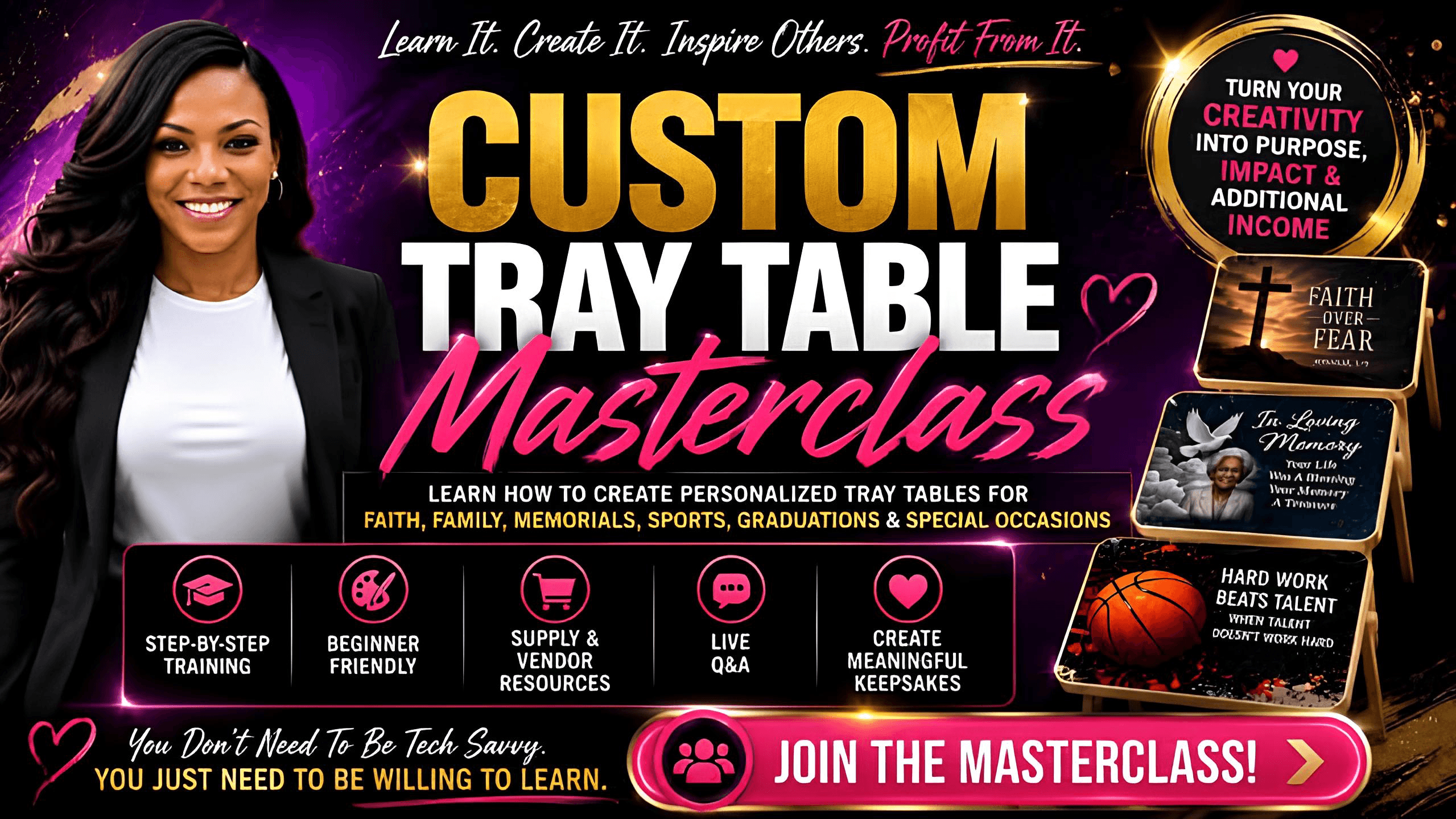 Custom Tray Table Masterclass