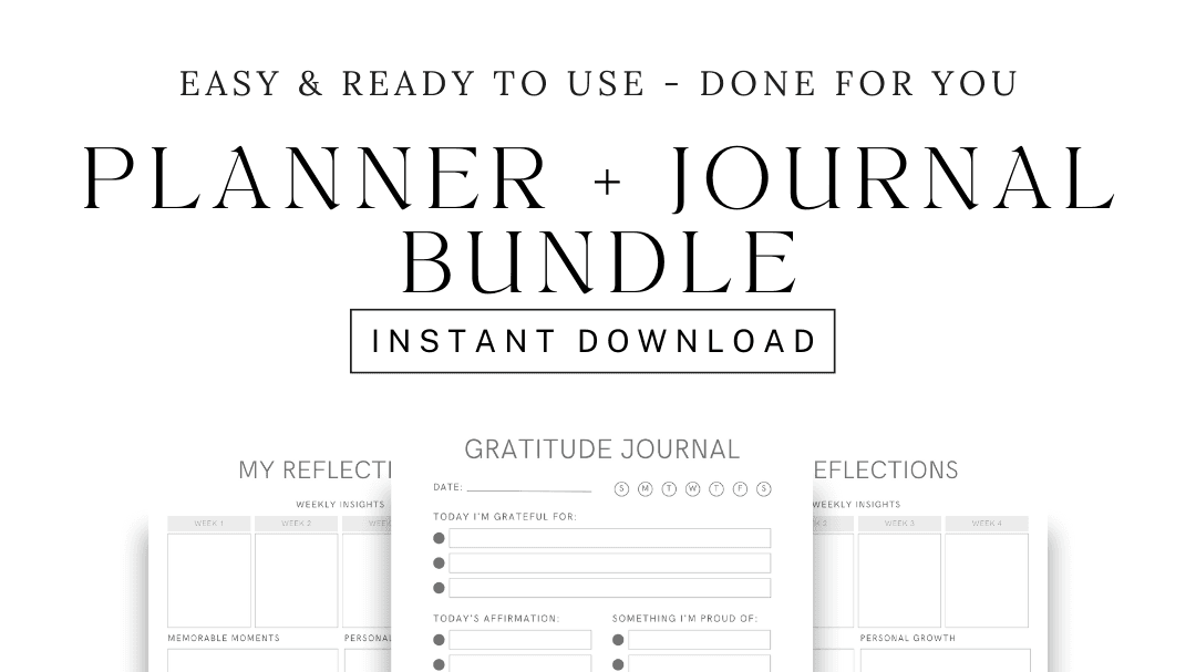 DFY Planner + Journal Bundle