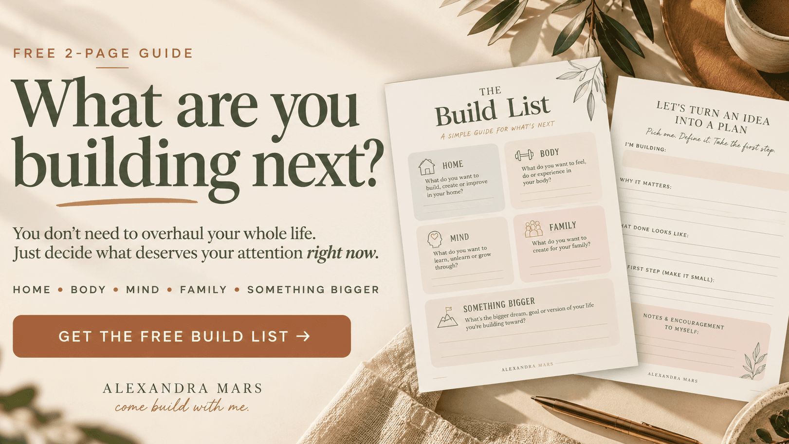 The Build List🌱