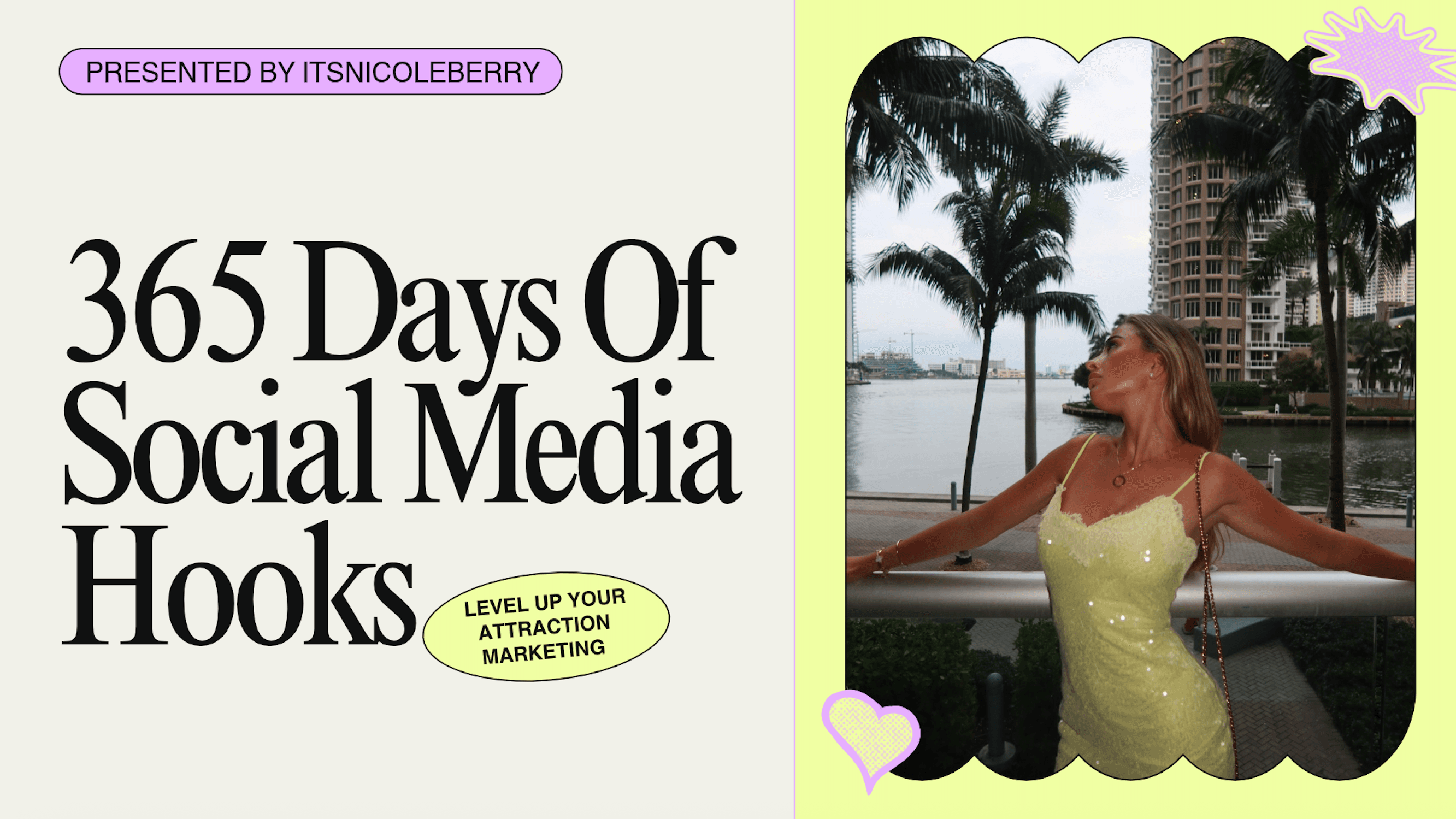Social Media Masterclass & 365 Worth Of Hooks Here