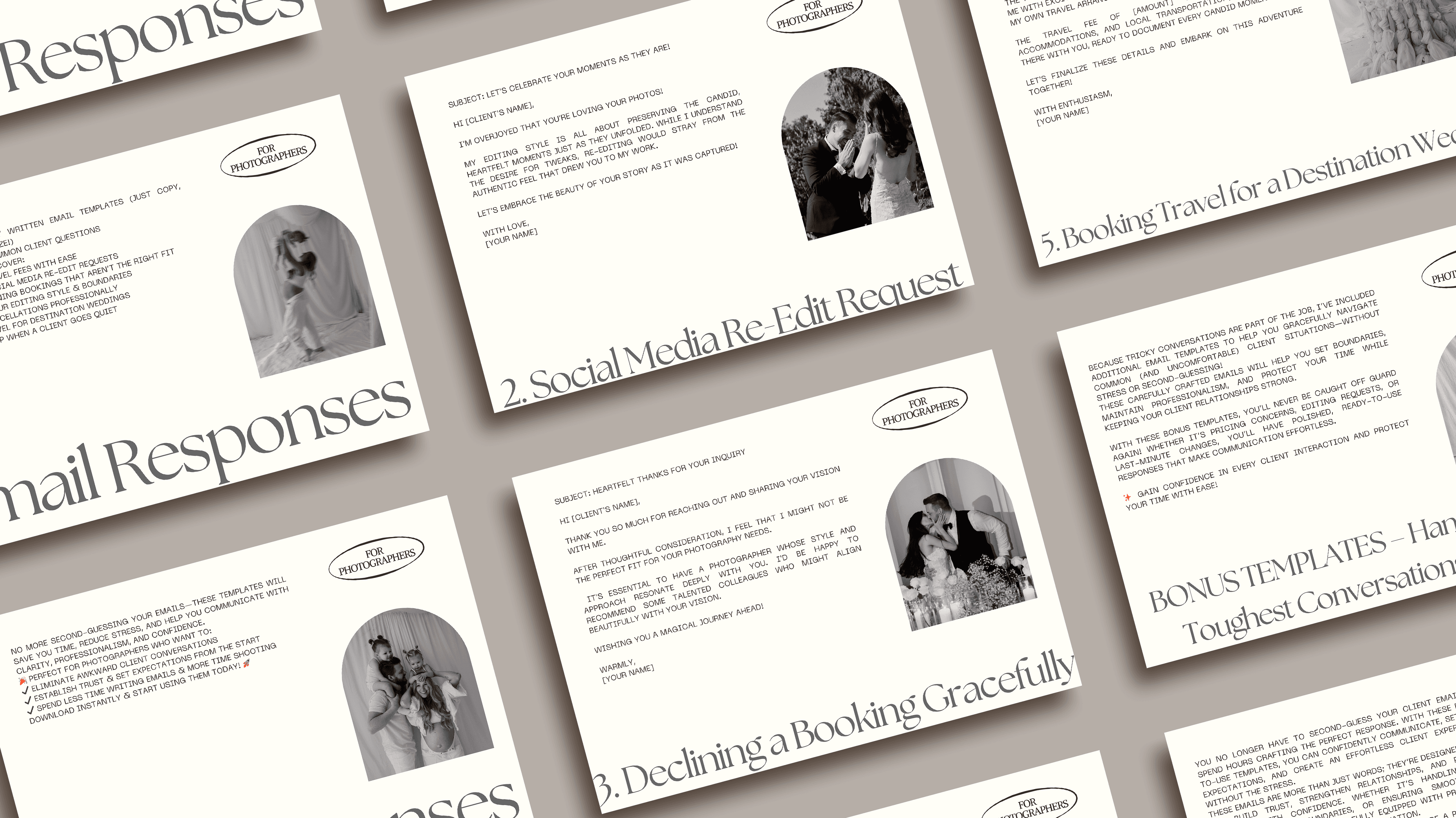 Email Response Templates for Photographers