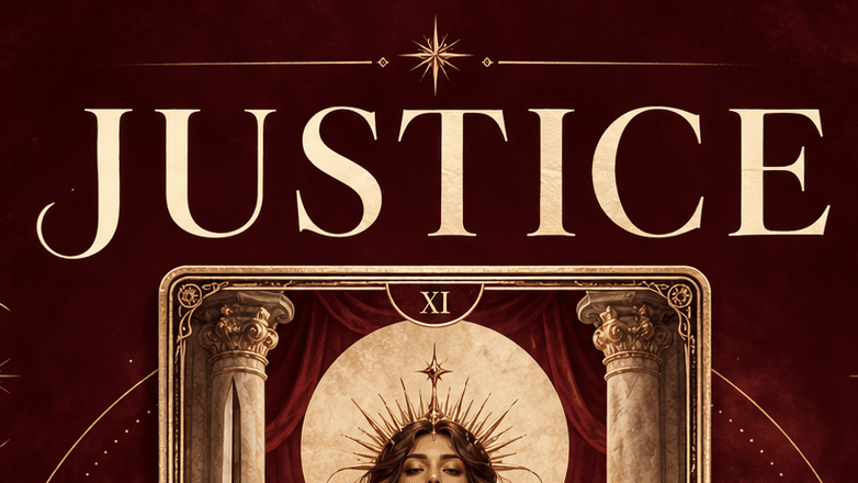 THE JUSTICE CARD HAS A MESSAGE FOR YOU TODAY…