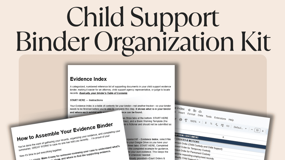 Get the Binder Organization Kit