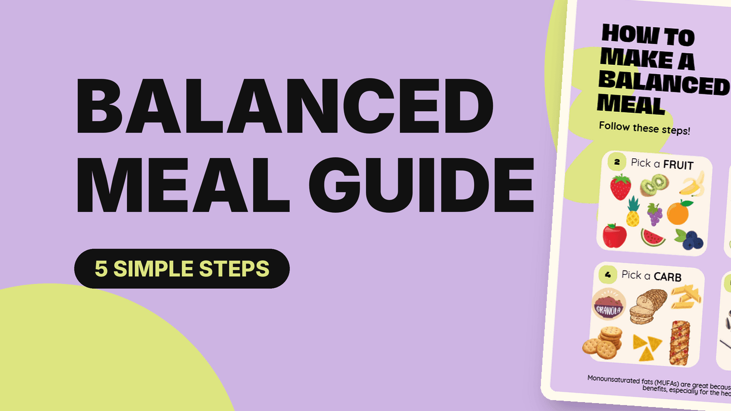 Balanced Meal Chart For Kids