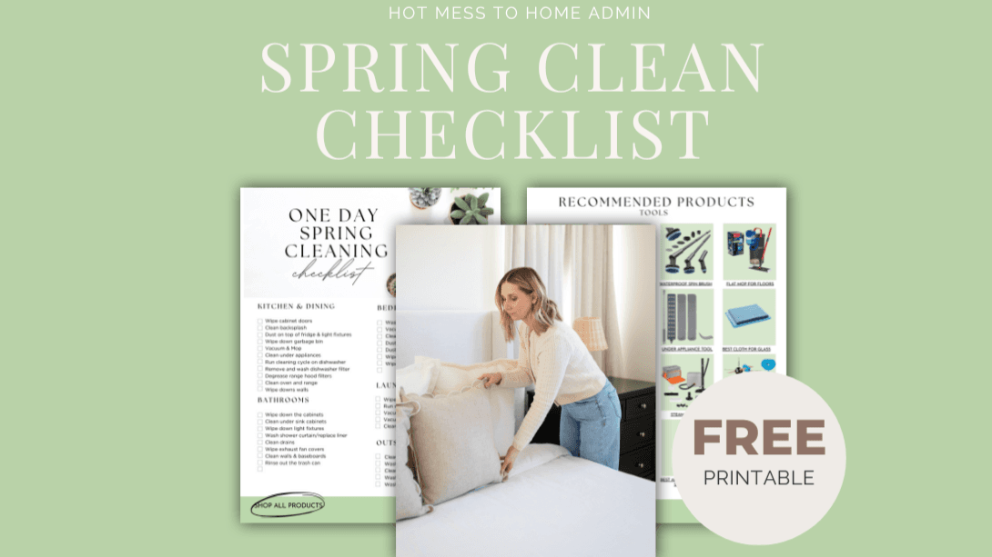 GET MY FREE SPRING CLEAN CHECKLIST