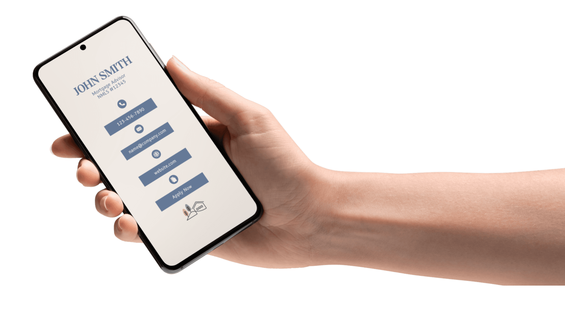 Customizable Digital Business Card Template