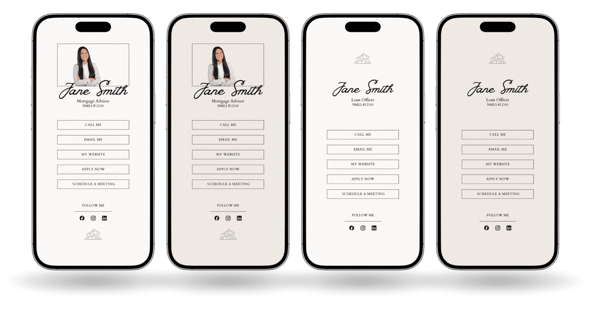 Customizable Digital Business Card Template