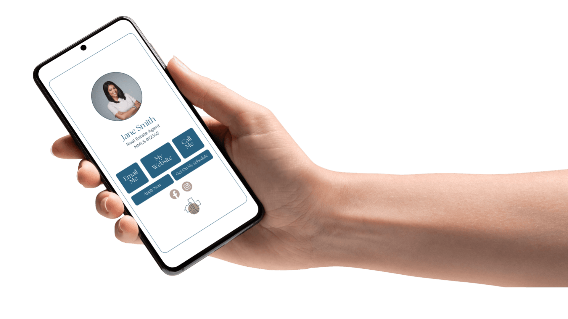 Customizable Digital Business Card Template