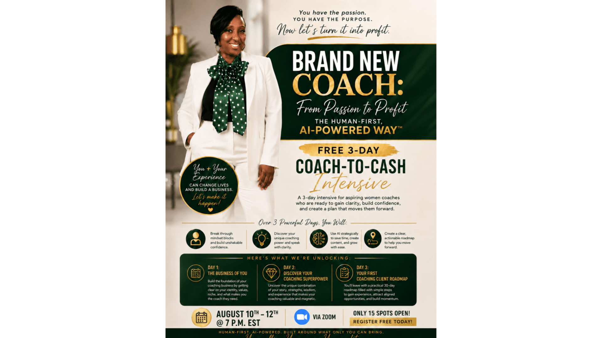 BRAND NEW COACH INTENSIVE