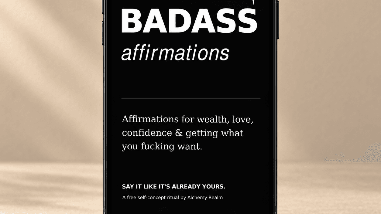 FREE BADASS AFFIRMATIONS