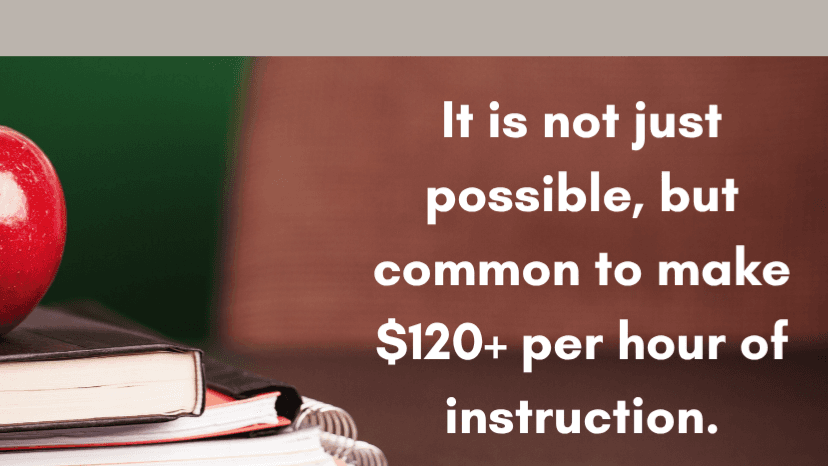 Anointed to Teach-Potential to Earn $120 per hour 