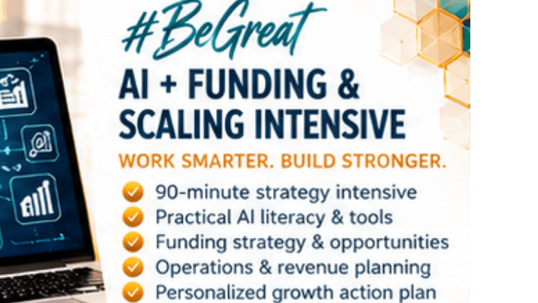 # Be Great AI+ Funding & Scaling Intensive