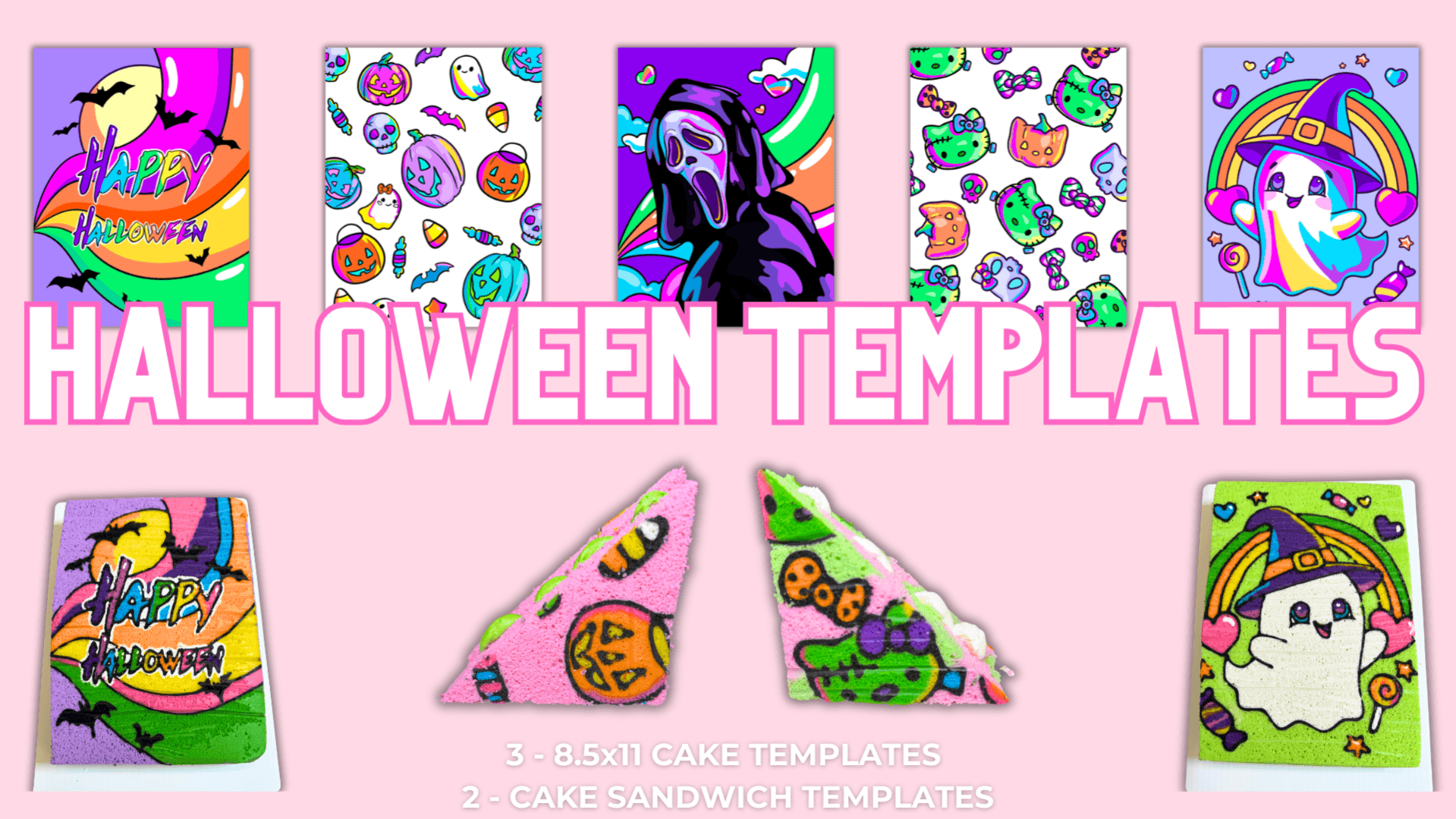 Spooky & Bright HALLOWEEN Templates
