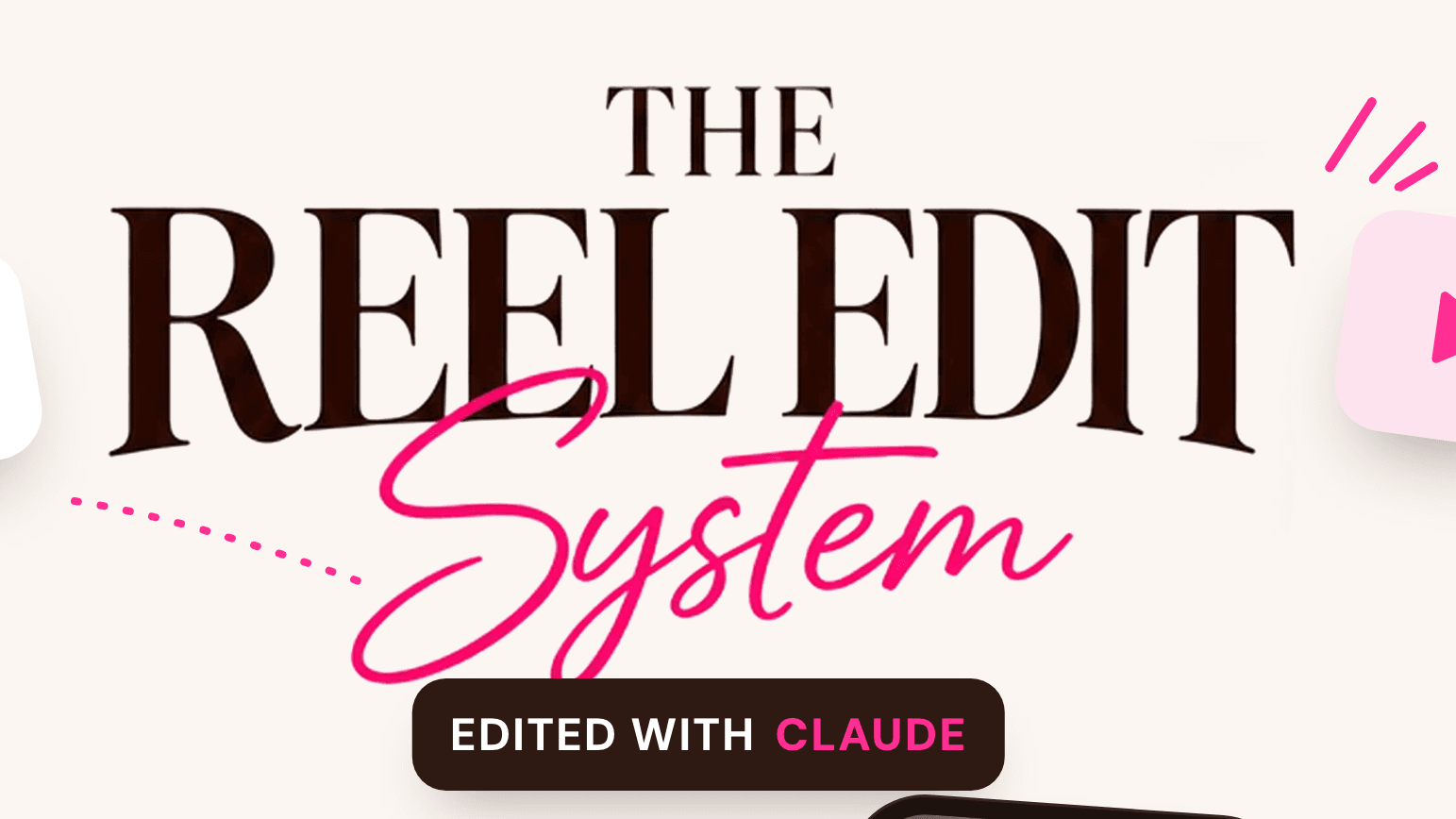 Reel Edit System Waitlist ✂️