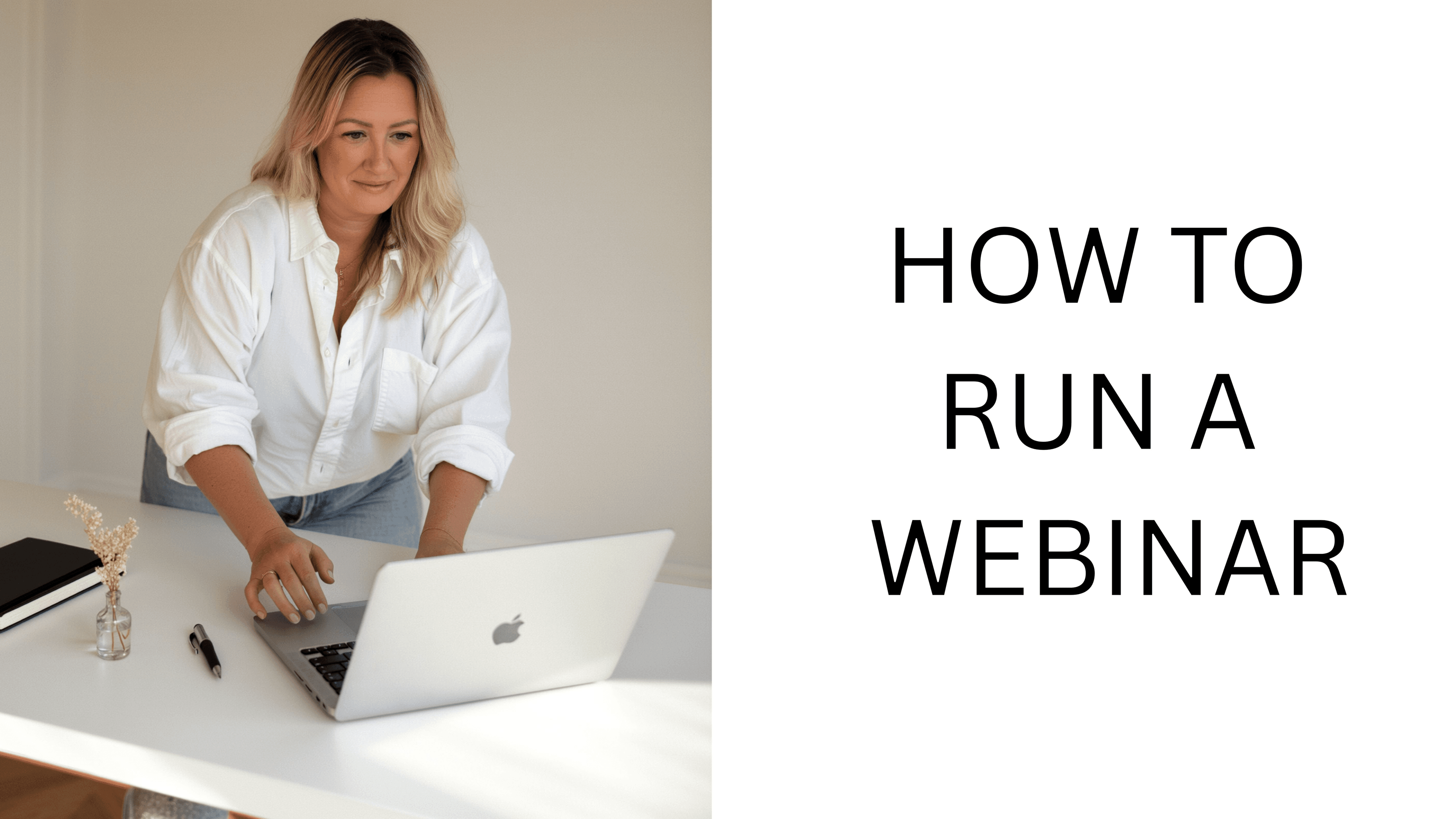 How to run a webinar