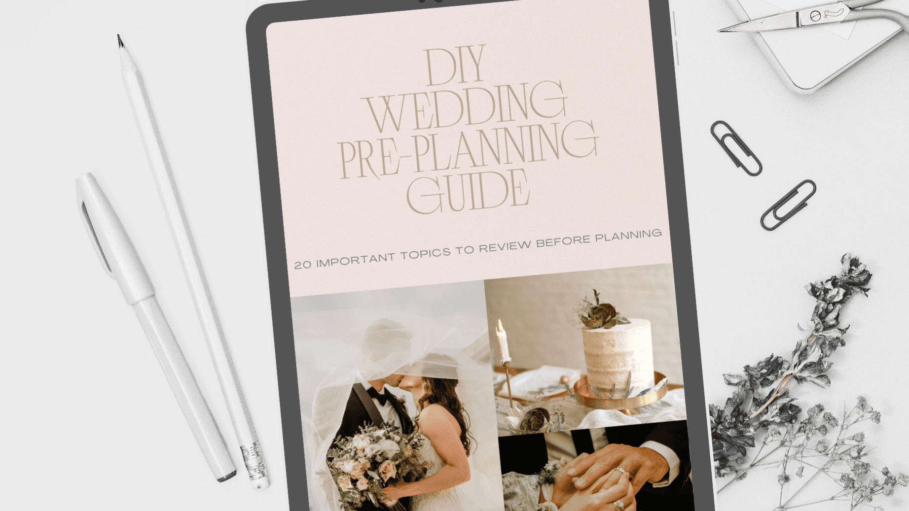Digital DIY PRE-Wedding Guide