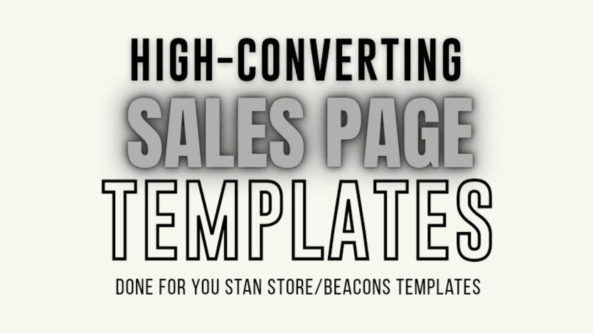 High-Converting Sales Pages