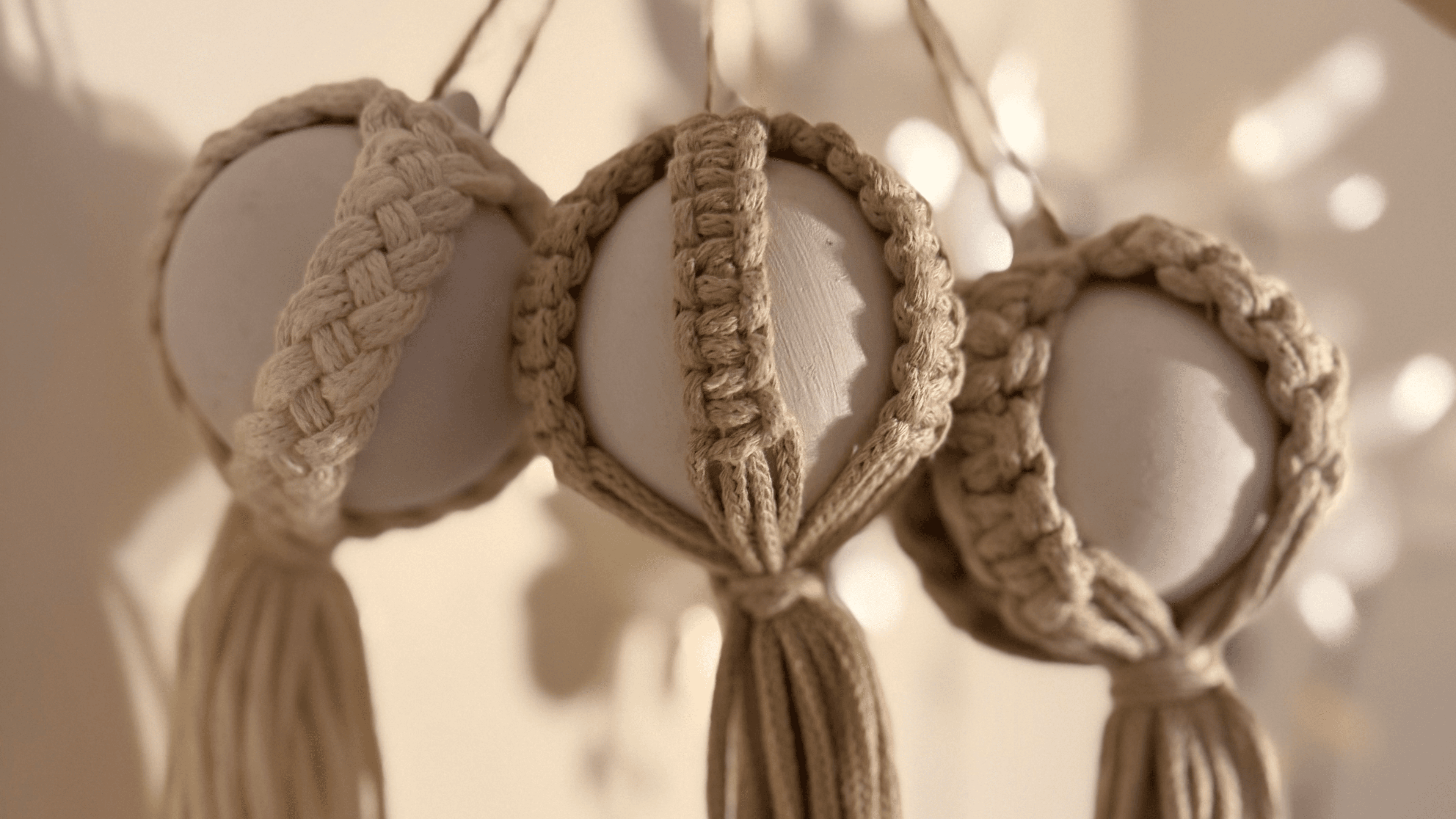 Macrame Bauble Workshop 