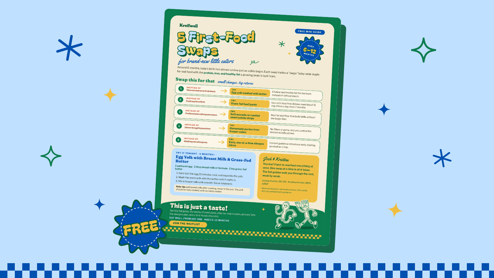 10 Free First Foods Mini Guide