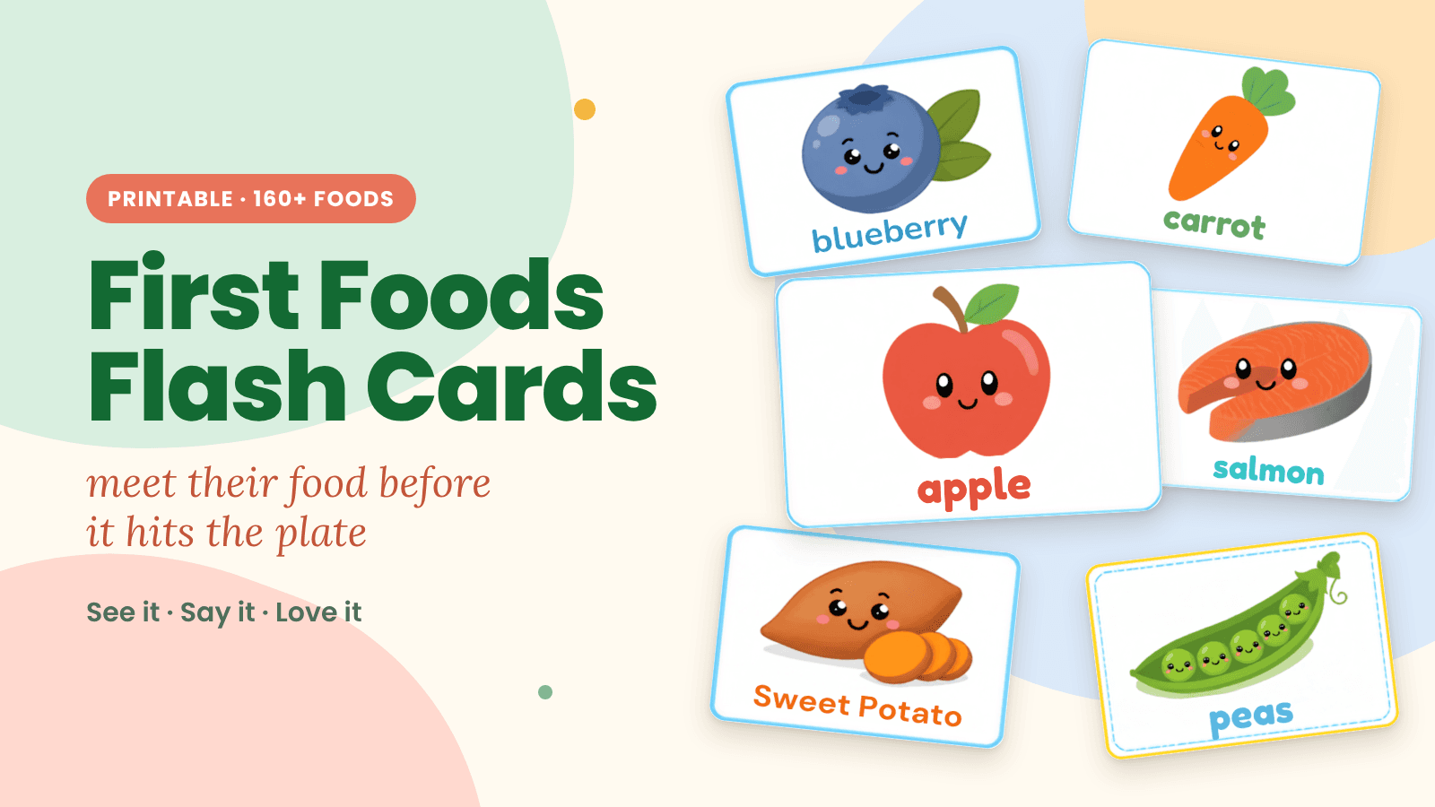 Baby Nutrition Flash Cards