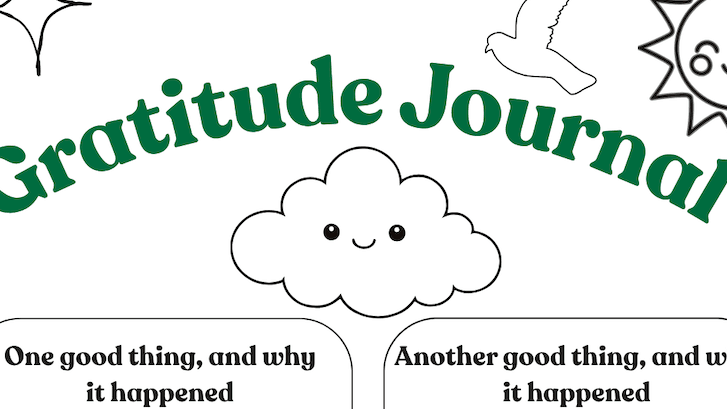 Gratitude Journal Worksheet
