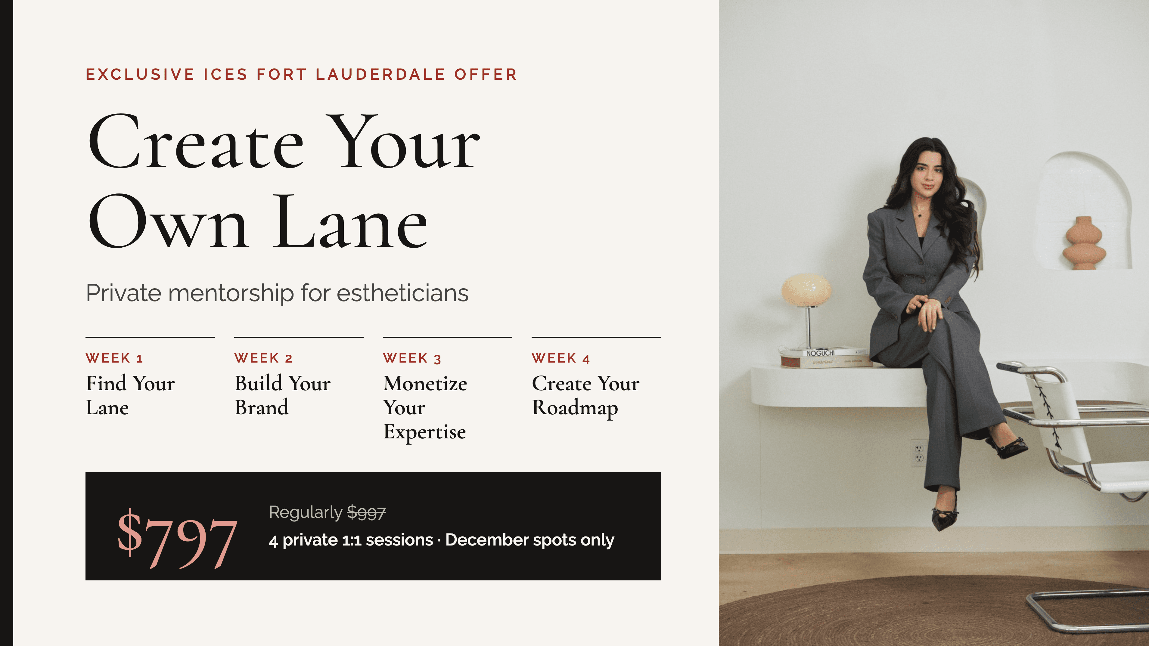 Create Your Own Lane - Private Mentorship for Esth