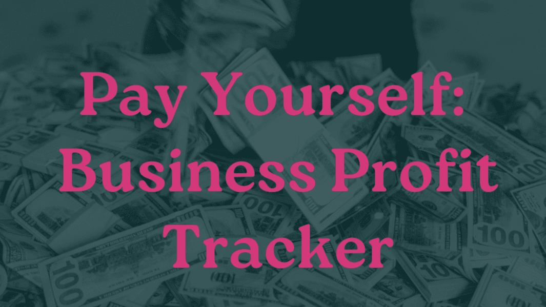 Pay Yourself: Business Profit Tracker