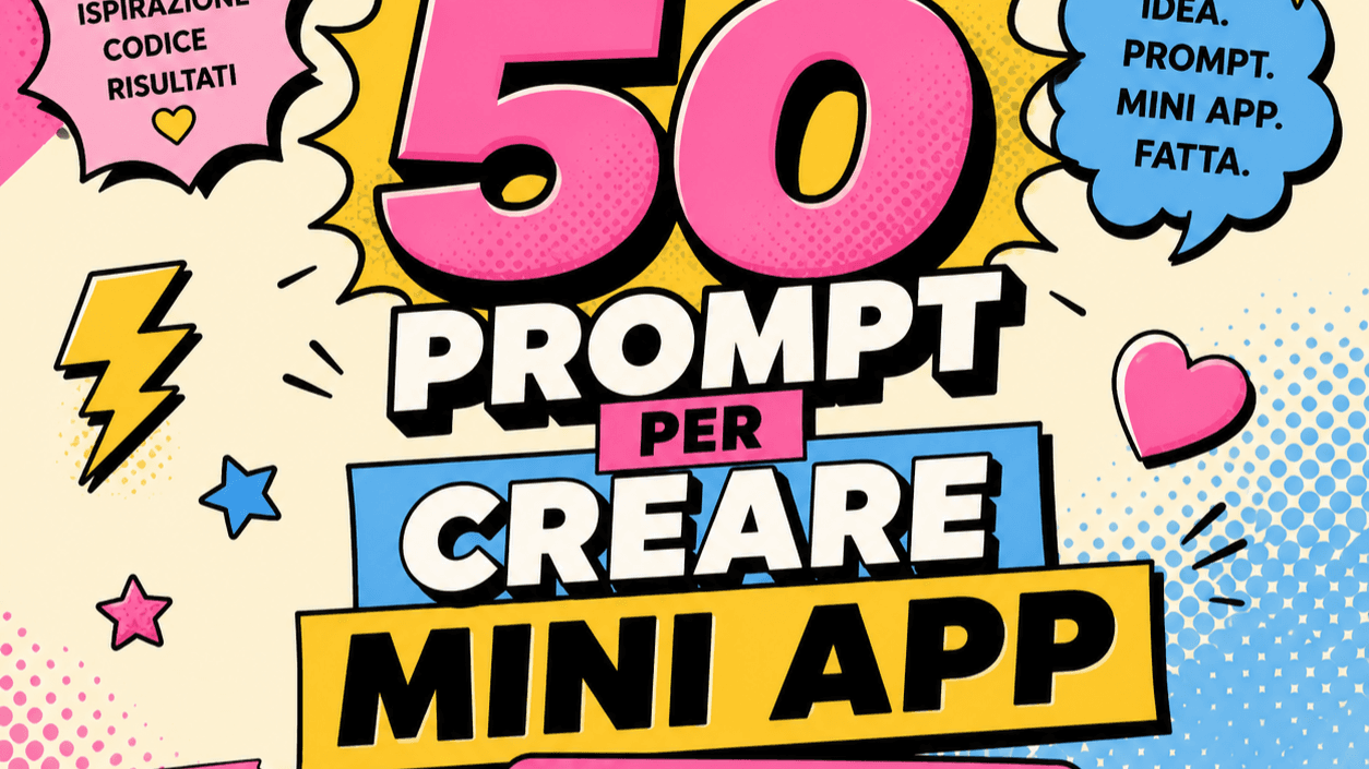 50 prompt per creare e vendere web app