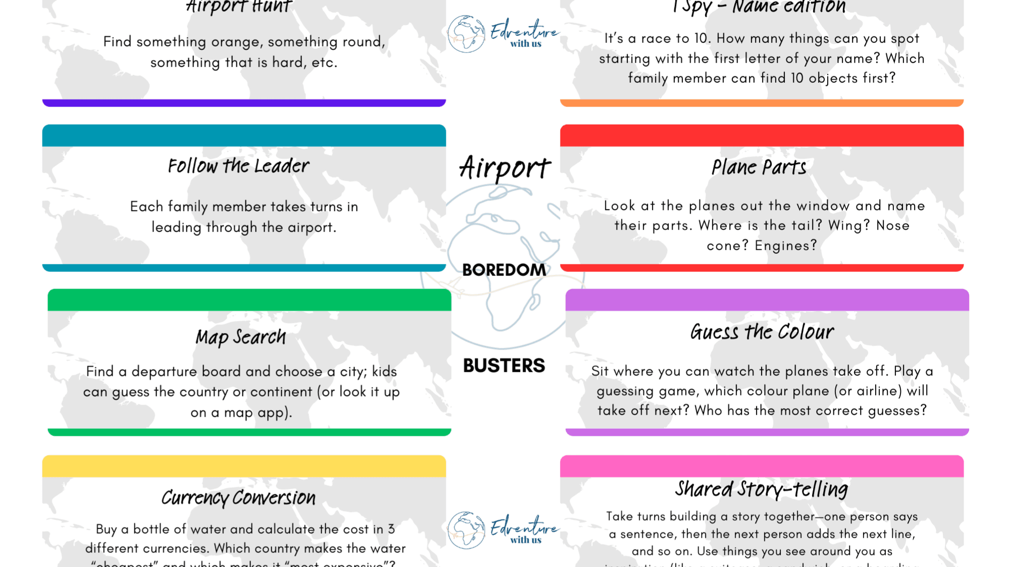 Airport Boredom Busters