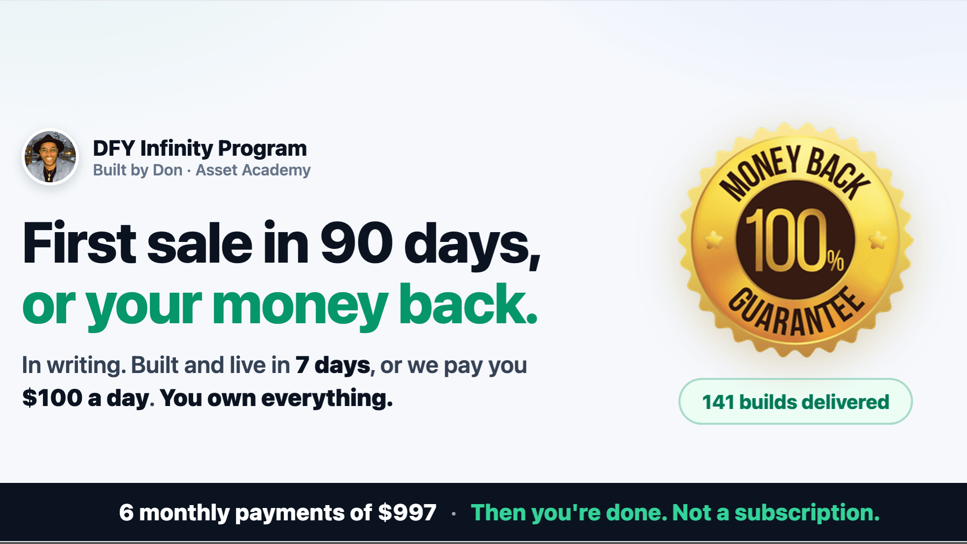 DONE FOR YOU · 4 Payments, (Nani L)